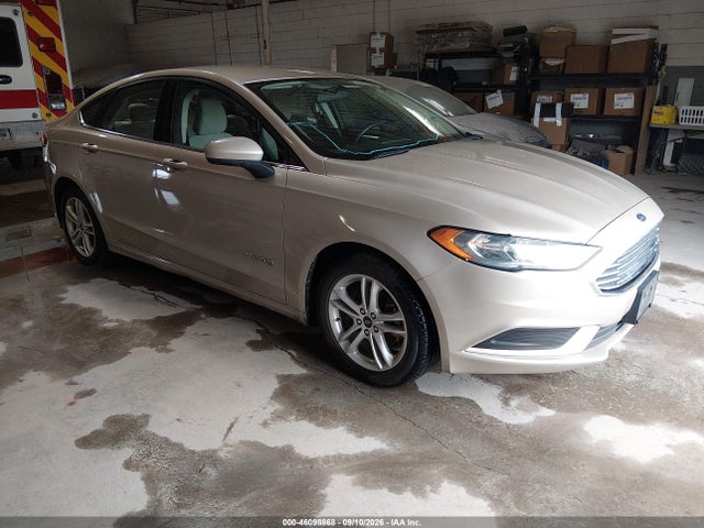 Продажа на аукционе авто 2018 Ford Fusion Hybrid S, vin: 3FA6P0UU4JR279074, номер лота: 46098868