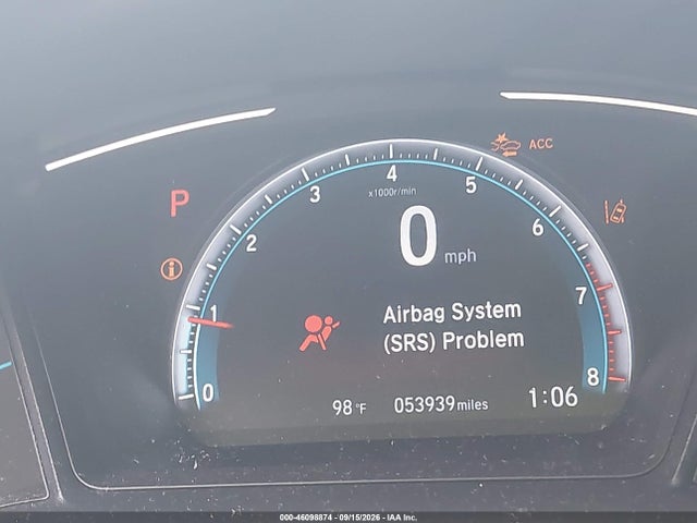 Продаж на аукціоні авто 2019 Honda Civic Lx, vin: 19XFC2F66KE042711, номер лоту: 46098874