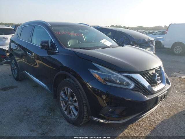 2018 Nissan Murano Sl მანქანა იყიდება აუქციონზე, vin: 5N1AZ2MG1JN161065, აუქციონის ნომერი: 46098895