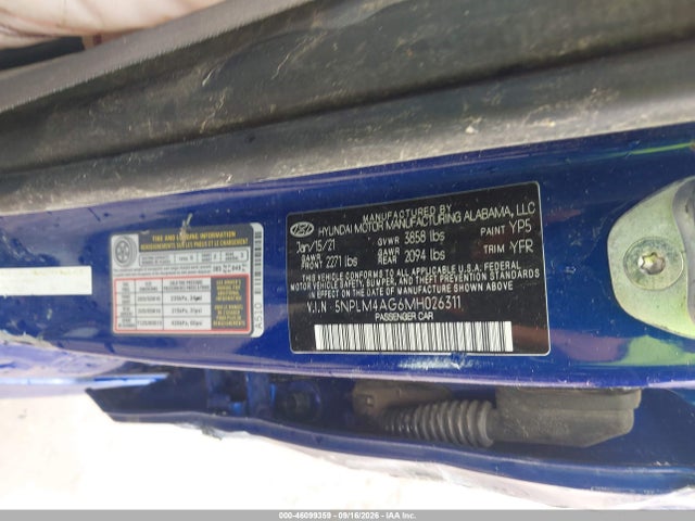 Hyundai ELANTRA SEL 2021 5NPLM4AG6MH026311 Image 9
