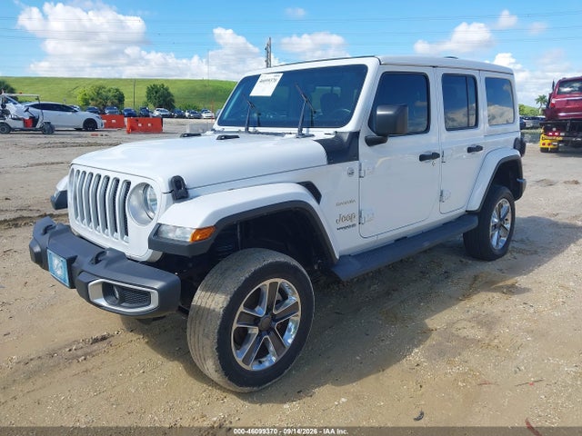 Продажа на аукционе авто 2020 Jeep Wrangler Unlimited Sahara 4x4, vin: 1C4HJXEN8LW128825, номер лота: 46099370