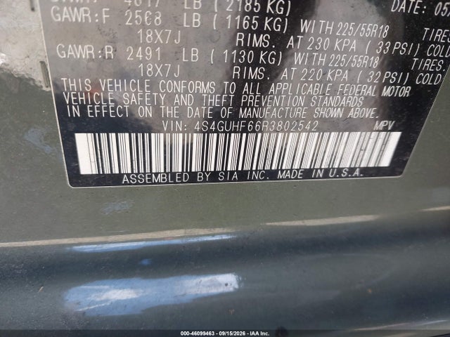 46099463 :رقم المزاد ، 4S4GUHF66R3802542 vin ، 2024 Subaru Crosstrek Sport مزاد بيع