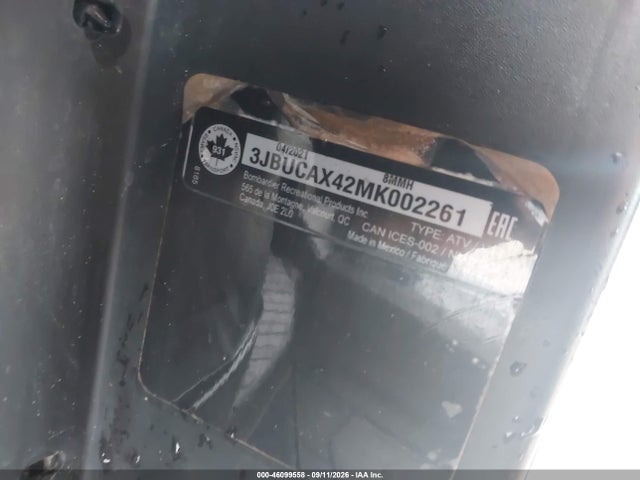 Can-Am Defender Max Xt Hd10 2021 3JBUCAX42MK002261 Image 10