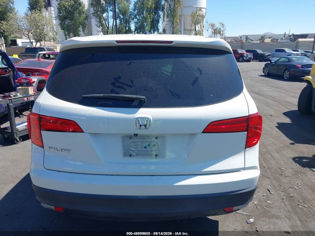 2016 Honda Pilot Ex მანქანა იყიდება აუქციონზე, vin: 5FNYF5H33GB028822, აუქციონის ნომერი: 46099605