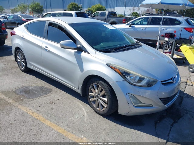 Продажа на аукционе авто 2015 Hyundai Elantra Se, vin: 5NPDH4AE7FH627219, номер лота: 46099642