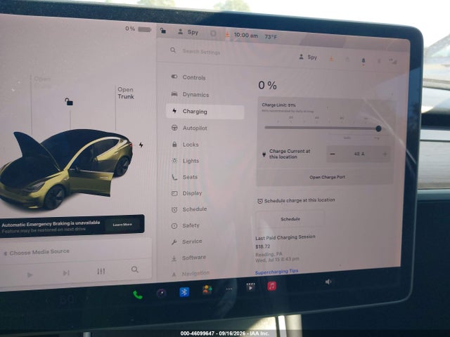 Tesla Model 3 Long Range/mid Range 2018 5YJ3E1EA1JF031718 Image 18