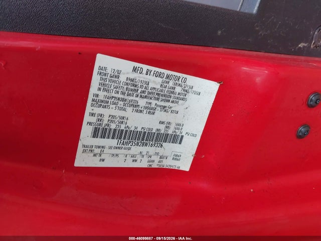 Продажа на аукционе авто 2008 Ford Focus Se/ses, vin: 1FAHP35N28W169326, номер лота: 46099887