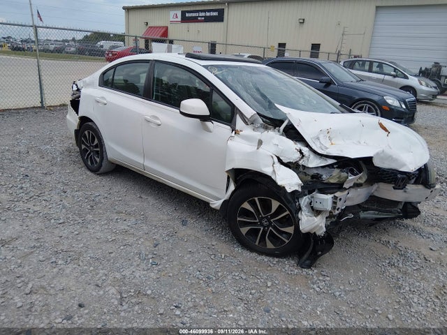 2013 Honda Civic Ex მანქანა იყიდება აუქციონზე, vin: 19XFB2F82DE049596, აუქციონის ნომერი: 46099936