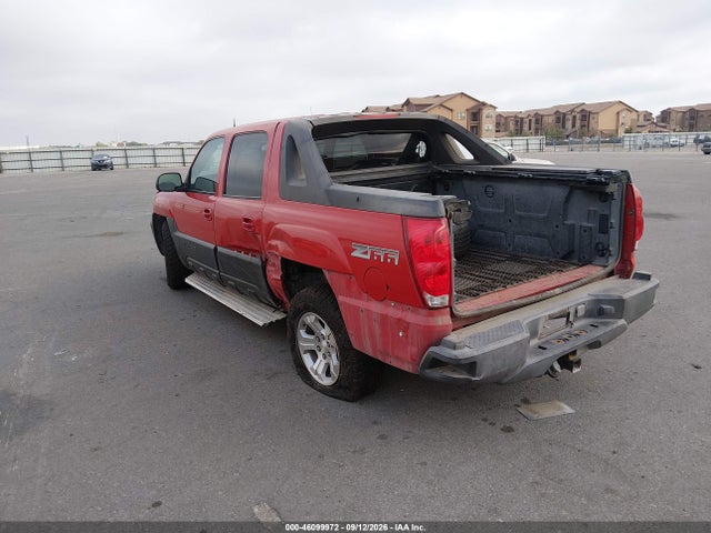 Продаж на аукціоні авто 2003 Chevrolet Avalanche 1500, vin: 3GNEC13T83G185334, номер лоту: 46099972