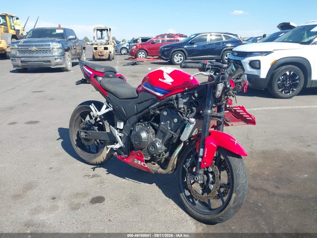 46100081 :رقم المزاد ، MLHPC7059S5100594 vin ، 2025 Honda Cbr500 Ra مزاد بيع