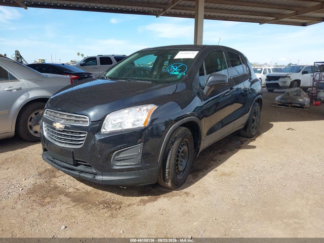 2016 Chevrolet Trax 1ls მანქანა იყიდება აუქციონზე, vin: KL7CJKSBXGB709518, აუქციონის ნომერი: 46100136