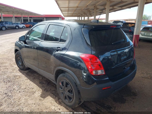 2016 Chevrolet Trax 1ls მანქანა იყიდება აუქციონზე, vin: KL7CJKSBXGB709518, აუქციონის ნომერი: 46100136