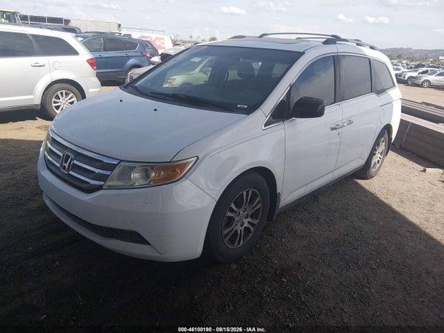 46100190 :رقم المزاد ، 5FNRL5H61BB002350 vin ، 2011 Honda Odyssey Ex-l مزاد بيع