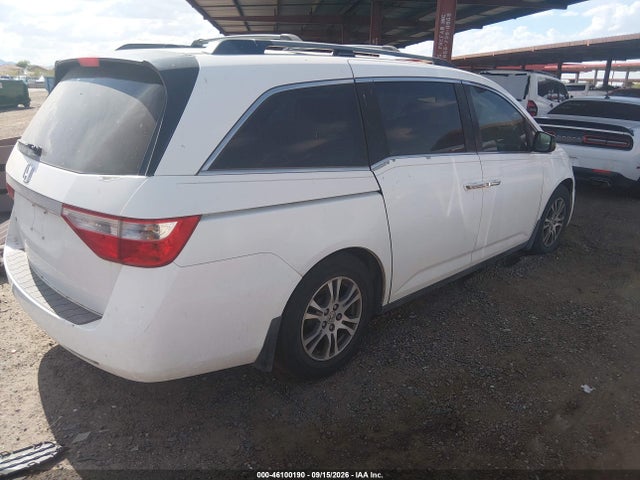 46100190 :رقم المزاد ، 5FNRL5H61BB002350 vin ، 2011 Honda Odyssey Ex-l مزاد بيع