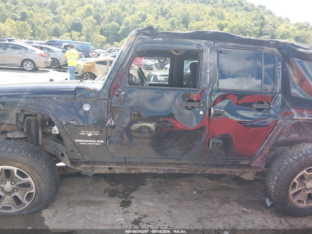 46100297 :رقم المزاد ، 1C4BJWEG2HL622284 vin ، 2017 Jeep Wrangler Unlimited Sahara مزاد بيع