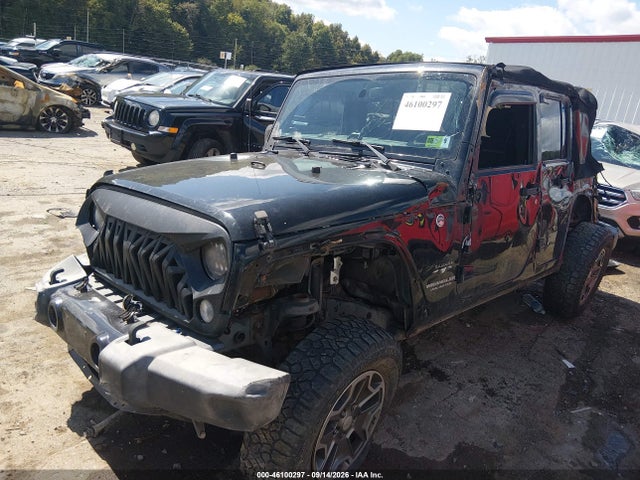 46100297 :رقم المزاد ، 1C4BJWEG2HL622284 vin ، 2017 Jeep Wrangler Unlimited Sahara مزاد بيع