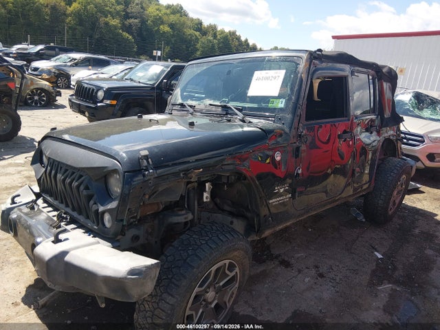 46100297 :رقم المزاد ، 1C4BJWEG2HL622284 vin ، 2017 Jeep Wrangler Unlimited Sahara مزاد بيع