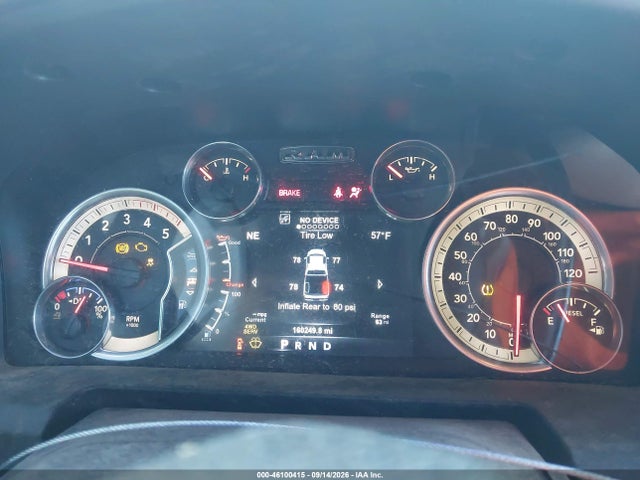 46100415 :رقم المزاد ، 3C6UR5JL0FG669491 vin ، 2015 Ram 2500 Big Horn مزاد بيع