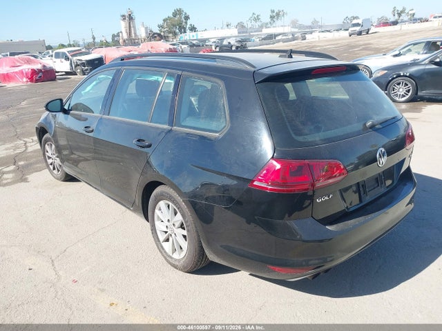 2016 Volkswagen Golf Sportwagen Tsi S 4-door მანქანა იყიდება აუქციონზე, vin: 3VWC17AU9GM517936, აუქციონის ნომერი: 46100597