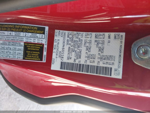 1N6ED1CM2PN605582 Nissan Frontier King Cab S 4x4