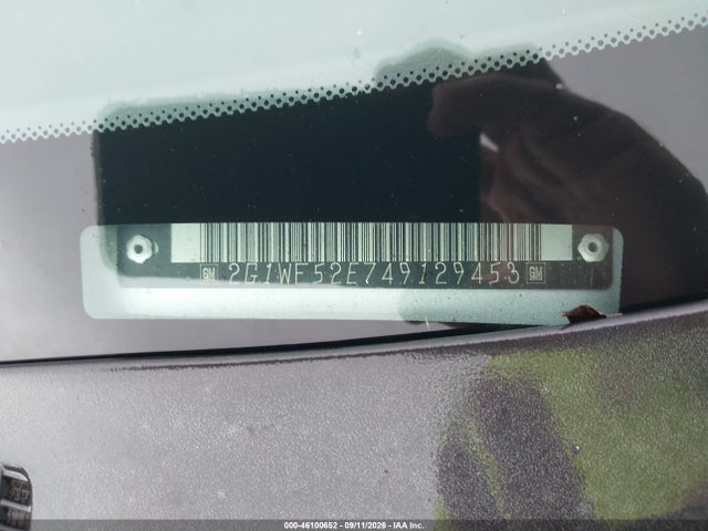 46100652 :رقم المزاد ، 2G1WF52E749129453 vin ، 2004 Chevrolet Impala مزاد بيع