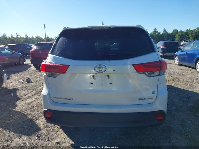 2019 Toyota Highlander Xle მანქანა იყიდება აუქციონზე, vin: 5TDJZRFH5KS706277, აუქციონის ნომერი: 46100669