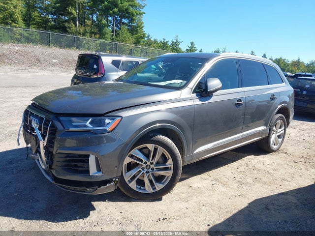 46100742 :رقم المزاد ، WA1LJAF72MD015368 vin ، 2021 Audi Q7 Premium Plus 45 Tfsi Quattro Tiptronic مزاد بيع