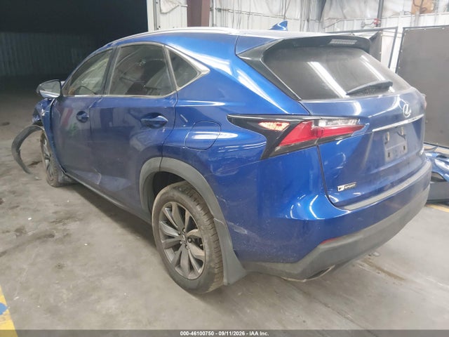 2017 Lexus Nx 200t F Sport მანქანა იყიდება აუქციონზე, vin: JTJYARBZ1H2068532, აუქციონის ნომერი: 46100750