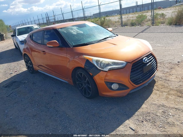 2015 Hyundai Veloster Turbo მანქანა იყიდება აუქციონზე, vin: KMHTC6AE6FU226008, აუქციონის ნომერი: 46100867