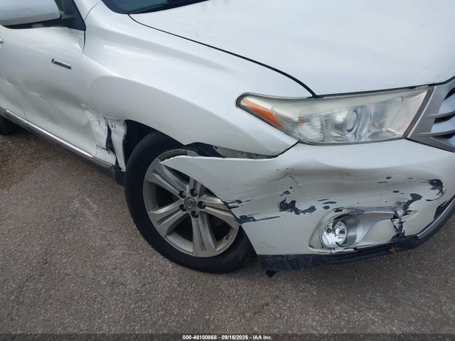 2012 Toyota Highlander Limited V6 მანქანა იყიდება აუქციონზე, vin: 5TDDK3EH4CS103516, აუქციონის ნომერი: 46100868