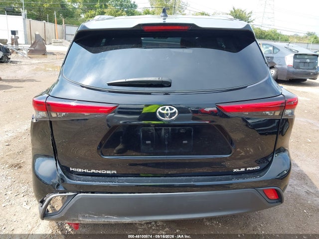 46100874 :رقم المزاد ، 5TDGZRBH4NS203568 vin ، 2022 Toyota Highlander Xle مزاد بيع