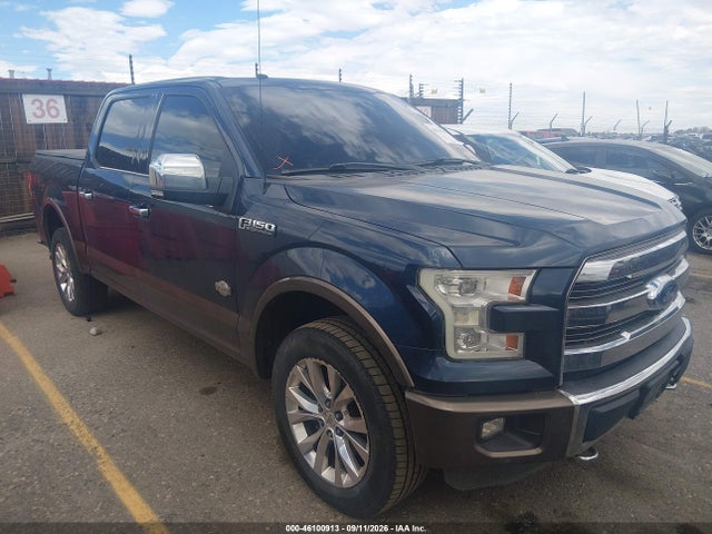 46100913 :رقم المزاد ، 1FTEW1EF4GFB43693 vin ، 2016 Ford F-150 King Ranch مزاد بيع