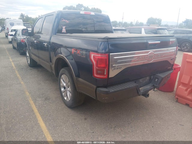 46100913 :رقم المزاد ، 1FTEW1EF4GFB43693 vin ، 2016 Ford F-150 King Ranch مزاد بيع