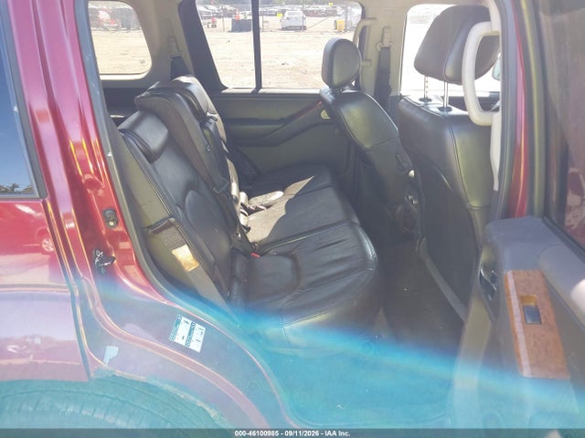 2005 Nissan Pathfinder Le მანქანა იყიდება აუქციონზე, vin: 5N1AR18W85C709088, აუქციონის ნომერი: 46100985