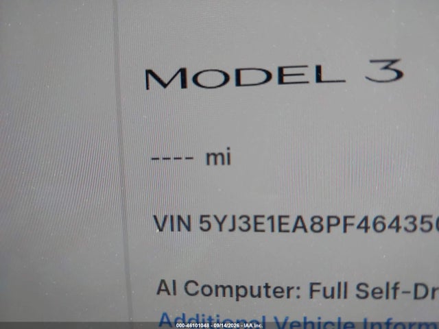 Tesla Model 3 Rear-wheel Drive 2023 5YJ3E1EA8PF464350 Image 15