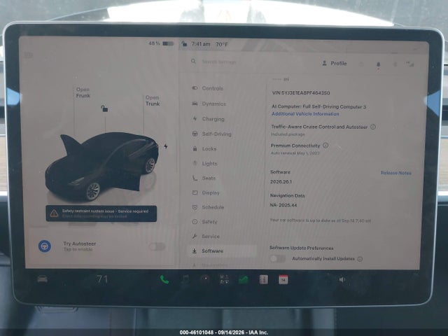 Tesla Model 3 Rear-wheel Drive 2023 5YJ3E1EA8PF464350 Image 18