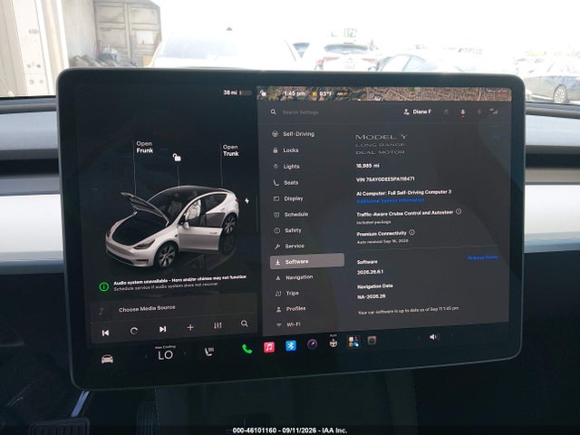 Aukcja sprzedaży 2023 Tesla Model Y Awd/long Range Dual Motor All-wheel Drive, vin: 7SAYGDEE5PA118471, numer aukcji: 46101160