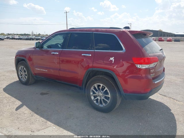 Продаж на аукціоні авто 2015 Jeep Grand Cherokee Limited, vin: 1C4RJFBG9FC215921, номер лоту: 46101179