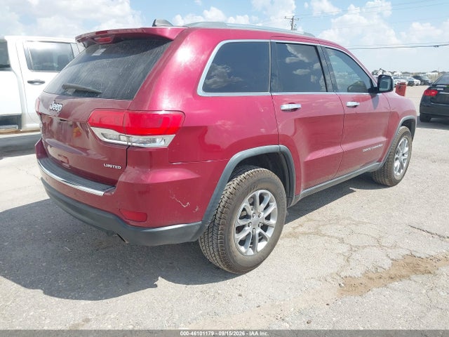 Продаж на аукціоні авто 2015 Jeep Grand Cherokee Limited, vin: 1C4RJFBG9FC215921, номер лоту: 46101179