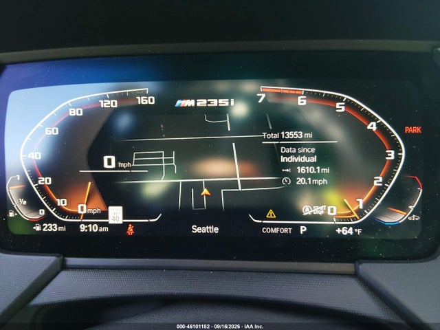 Aukcja sprzedaży 2023 Bmw M235 Gran Coupe I Xdrive, vin: WBA13AL03P7M65139, numer aukcji: 46101182