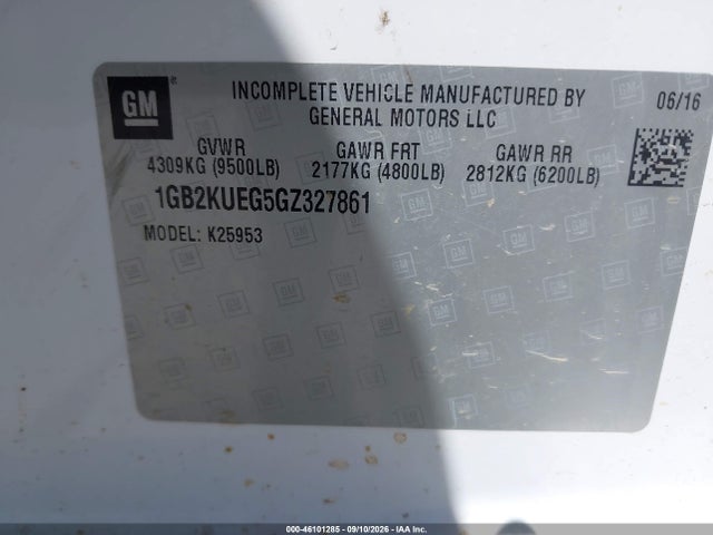 Продажа на аукционе авто 2016 Chevrolet Silverado 2500hd Wt, vin: 1GB2KUEG5GZ327861, номер лота: 46101285