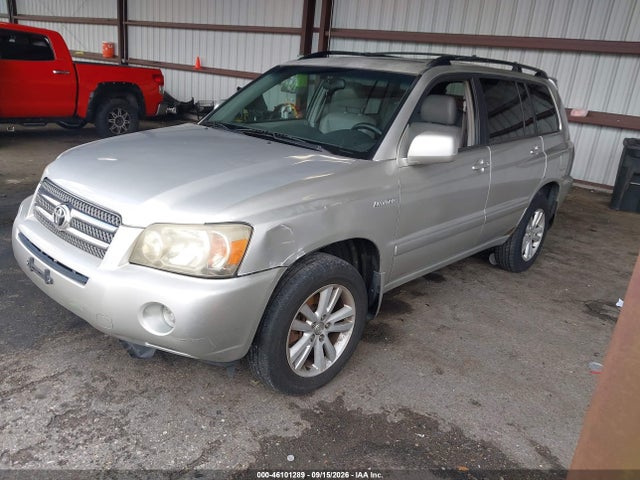 46101289 :رقم المزاد ، JTEEW21A860013560 vin ، 2006 Toyota Highlander Hybrid Limited V6 مزاد بيع