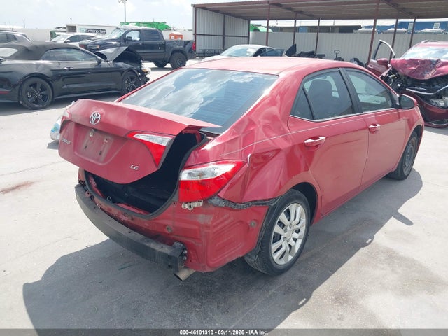 2014 Toyota Corolla Le მანქანა იყიდება აუქციონზე, vin: 5YFBURHE8EP147519, აუქციონის ნომერი: 46101310