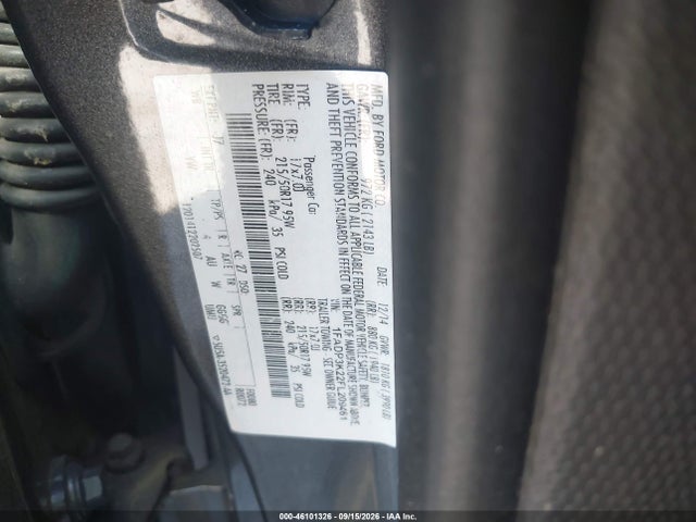 2015 Ford Focus Se მანქანა იყიდება აუქციონზე, vin: 1FADP3K22FL209461, აუქციონის ნომერი: 46101326