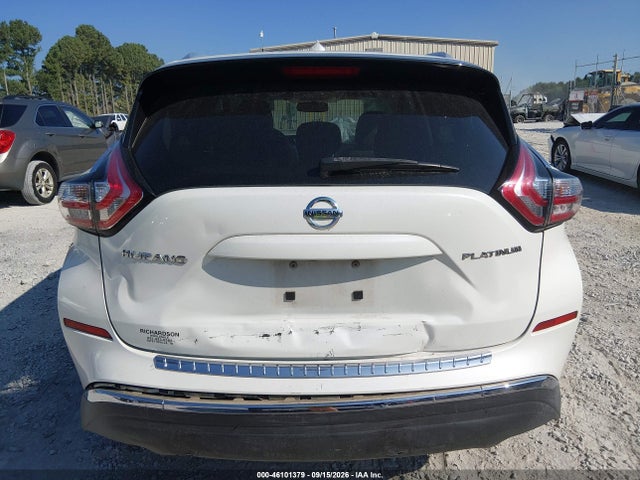 Aukcja sprzedaży 2015 Nissan Murano Platinum, vin: 5N1AZ2MG9FN212660, numer aukcji: 46101379