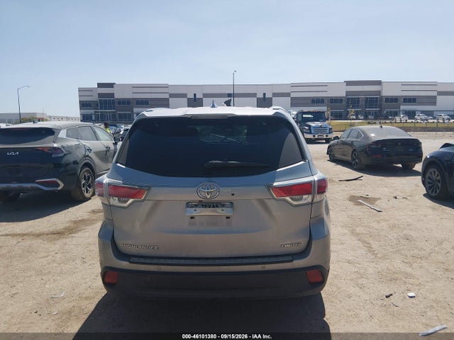 46101380 :رقم المزاد ، 5TDYKRFH7ES037159 vin ، 2014 Toyota Highlander Limited V6 مزاد بيع