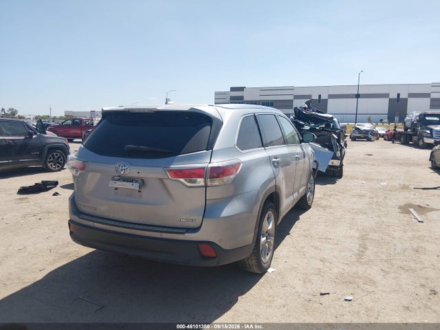 46101380 :رقم المزاد ، 5TDYKRFH7ES037159 vin ، 2014 Toyota Highlander Limited V6 مزاد بيع