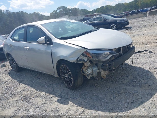 2016 Toyota Corolla S Plus მანქანა იყიდება აუქციონზე, vin: 2T1BURHE8GC726741, აუქციონის ნომერი: 46101511