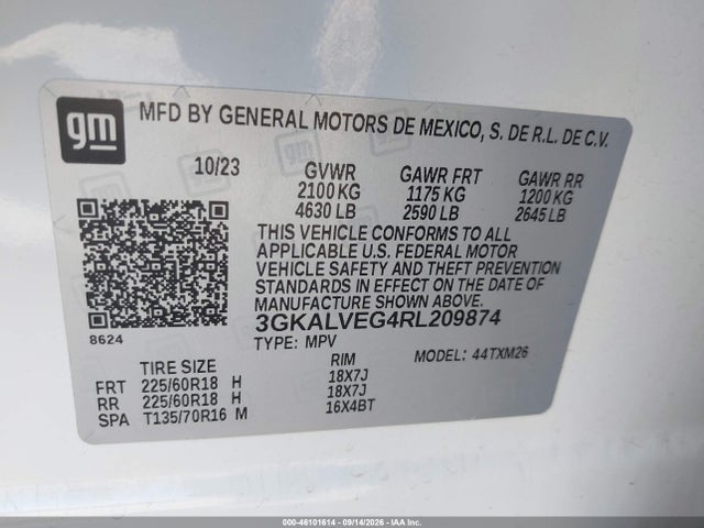 GMC Terrain Awd Slt 2024 3GKALVEG4RL209874 Image 9