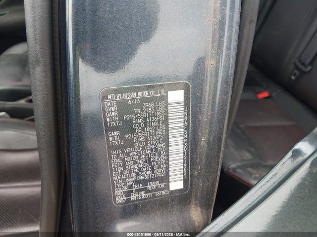 Продажа на аукционе авто 2013 Nissan Juke Sl, vin: JN8AF5MR3DT219021, номер лота: 46101656
